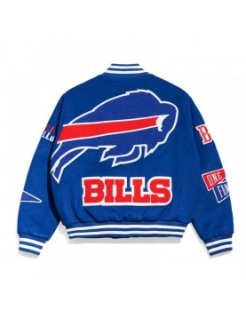 Pennant Buffalo Bills Royal Varsity Wool Jacket 