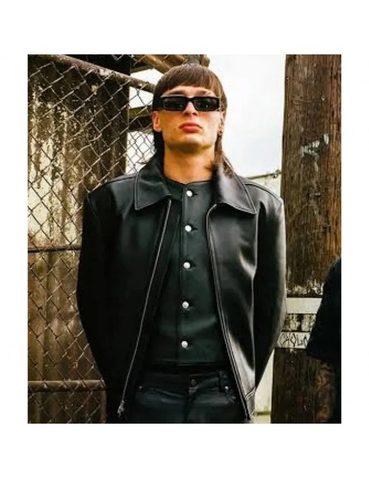 Peso Pluma Peso Completo Leather Jacket
