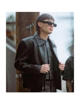 Peso Pluma Peso Completo Leather Jacket