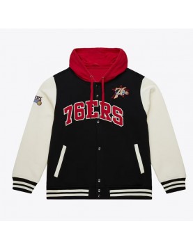 Philadelphia 76ers Courtside Varsity Fleece Jacket