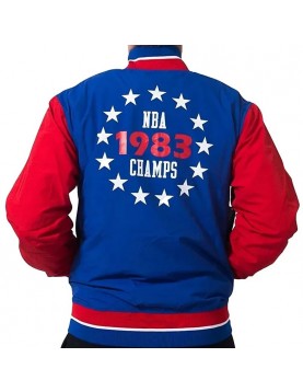 Philadelphia 76ers Warm Up Team History Jacket