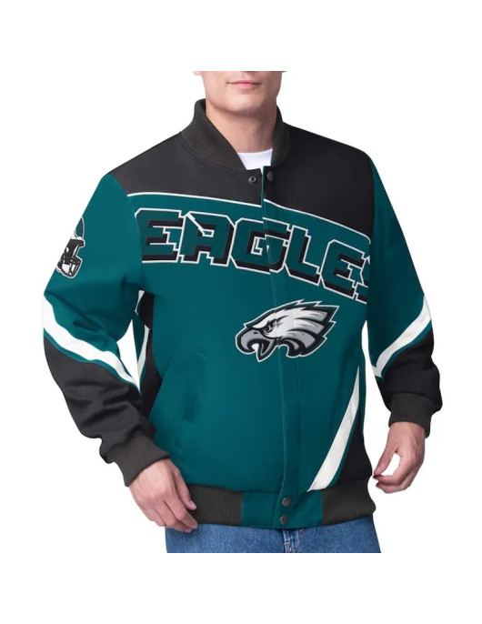 Philadelphia Eagles Maximum Racing Green Jacket
