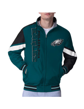 Philadelphia Eagles Strong Arm Green Full-Zip Jacket
