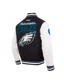 Philadelphia Eagles Team Badge Classic Rib Varsity Jacket