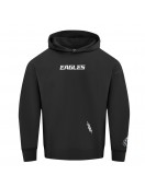 Philadelphia Eagles Wingspan Men's Drop Shoulder Fleece Pullover Hoodie