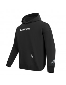 Philadelphia Eagles Wingspan Men's Drop Shoulder Fleece Pullover Hoodie