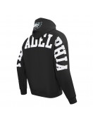 Philadelphia Eagles Wingspan Men's Drop Shoulder Fleece Pullover Hoodie