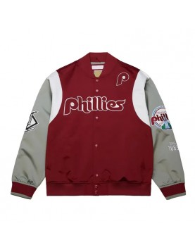 Philadelphia Phillies Cooperstown Team Origins Satin Jacket
