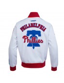 Philadelphia Phillies Game Day White Jacket with Current Logo