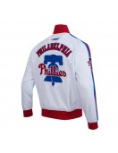 Philadelphia Phillies Game Day White Jacket with Current Logo
