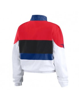 Philadelphia Phillies Racing Full-Zip Red and White Jacket