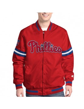 Philadelphia Phillies Varsity Scout Satin Jacket