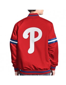 Philadelphia Phillies Varsity Scout Satin Jacket