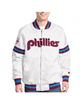 Philadelphia Phillies Varsity Scout Satin Jacket