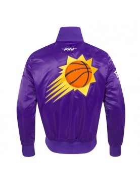 Phoenix Suns 2024/25 City Edition Chenille Purple Satin Jacket