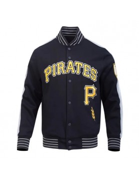 Pittsburgh Pirates Game Day Black Jacket with Current Logo