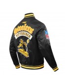 Pittsburgh Steelers Best of Classic Rib Satin Jacket