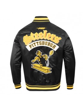 Pittsburgh Steelers Best of Classic Rib Satin Jacket