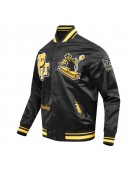 Pittsburgh Steelers Best of Classic Rib Satin Jacket Pittsburgh Steelers Best of Classic Rib Satin Jacket