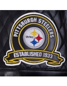 Pittsburgh Steelers Men's Moto Jacket Pittsburgh Steelers Men's Moto Jacket