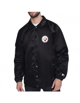 Pittsburgh Steelers Retro Logo Coaches Jacket