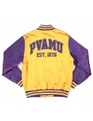 Prairie View A&M Gold and Purple Baseball Jacket