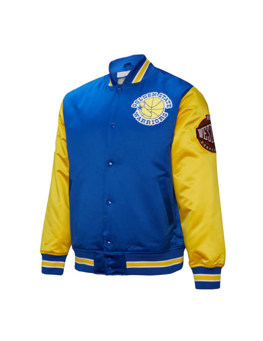 Primetime Golden State Warriors Royal and Gold Jacket