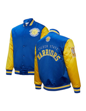 Primetime Golden State Warriors Royal and Gold Jacket