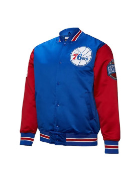 Primetime Philadelphia 76ers Royal and Red Jacket