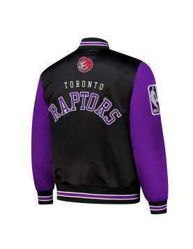 Primetime Toronto Raptors Black and Purple Jacket