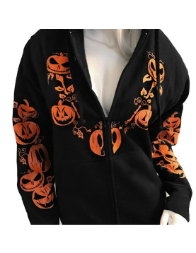 Pumpkin Halloween Boyfriend Hoodie