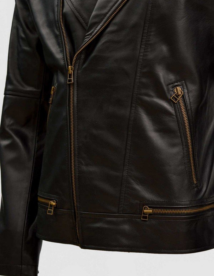 Quilted Soft Sheep Leather Jacket Quilted Soft Sheep Leather Jacket