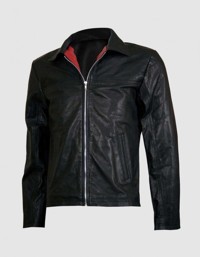 Racer Black Leather Jacket Racer Black Leather Jacket