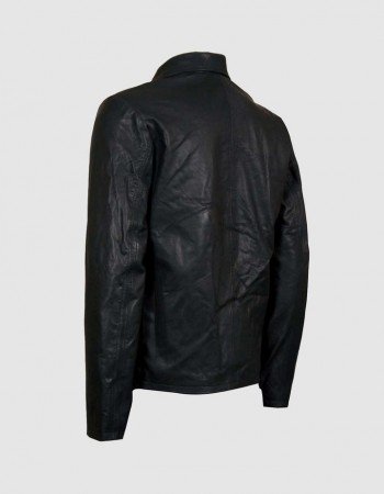 Racer Black Leather Jacket Racer Black Leather Jacket