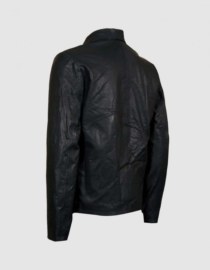 Racer Black Leather Jacket Racer Black Leather Jacket