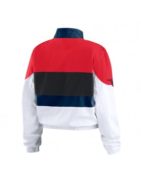 Racing St. Louis Cardinals Red and White Full-Zip Jacket