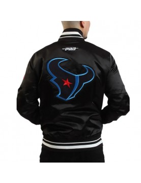 Ransom Houston Texans Black Satin Jacket
