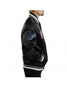 Ransom Houston Texans Black Satin Jacket