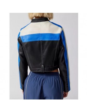 Receiver S1 Brooklyn Adams Motorcycle Racer Leather Jacket
