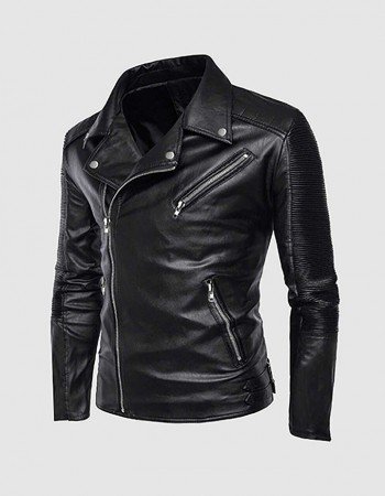 Retro Motorcycle Leather Jacket