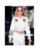 Rita Ora Elvis Duran Show Varsity Jacket - Premium Celebrity-Inspired Jacket Rita Ora Elvis Duran Show Varsity Jacket - Premium Celebrity-Inspired Jacket