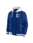 Royal LA Dodgers Cotton Hooded Jacket