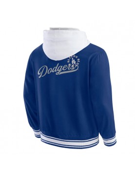 Royal LA Dodgers Cotton Hooded Jacket 