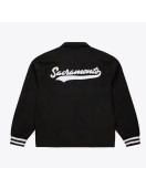 Sacramento Kings Oversweep Black Varsity Wool Jacket