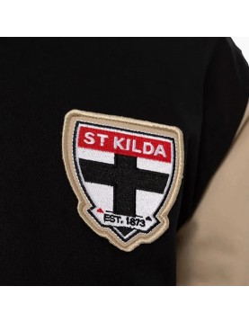 Saints Lock-Up Cotton Varsity – St Kilda AFL Team Jacket
