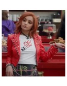 Salena Qureshi Monster High 2 Red Leather Jacket