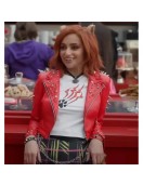 Salena Qureshi Monster High 2 Red Leather Jacket