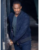Sam Wilson Blue Bomber Jacket Captain America Brave New World