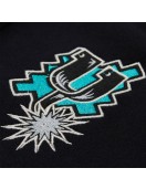 San Antonio Spurs Courtside Varsity Fleece Jacket San Antonio Spurs Courtside Varsity Fleece Jacket