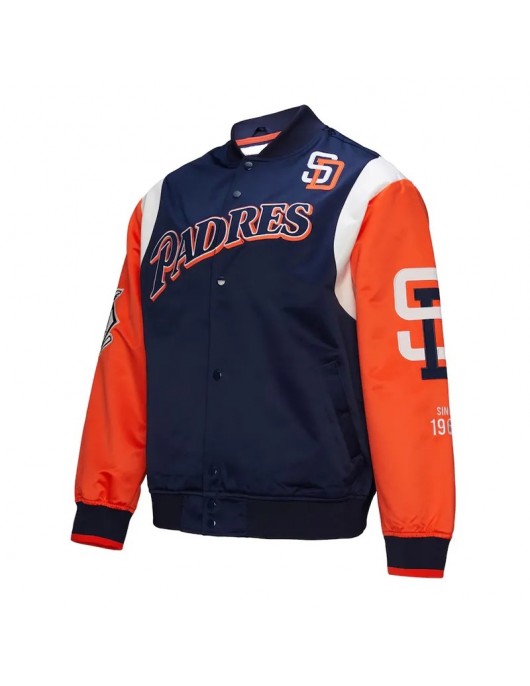 San Diego Padres Cooperstown Team Origins Satin Jacket